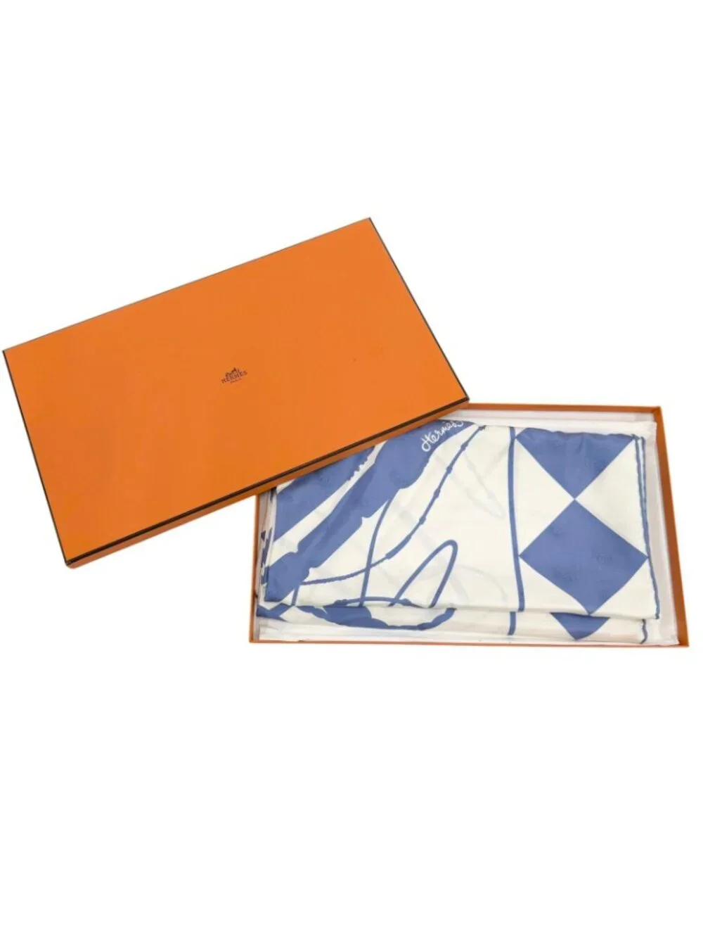Hermes Carre Geant 140 Fouets Et Badines Bandana Whip and Grip Silk 100% Scarf - Picture 2 of 9